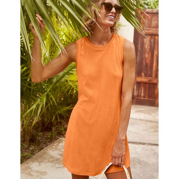 Beyond Yoga Dresses & Skirts - Beyond Yoga Out of Town Dress in Orange Dream- Size L